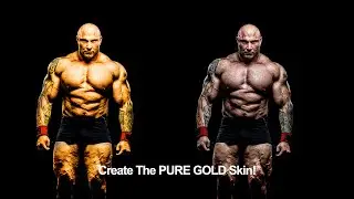 Create The PURE GOLD Skin! | Create Gold skin in Photoshop CC-2021