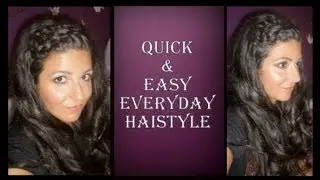 Quick & Easy Everyday Hairstyle tutorial
