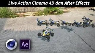 After Effects Cinema 4D Indonesia -   Live Action Compositing Tutorial