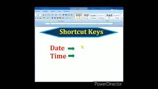 MS Word me Current Date Or Time Shortcut key Se Document me kaise Insert karte he ll NC TECH TALKS