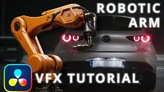 Robotic Arm Effect Tutorial [Free Davinci Resolve] #davinciresolve #videoediting #vfx #speedramp