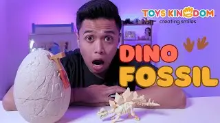 MEMBEDAH FOSIL DINOSAURUS DI DALAM TELUR #unboxing