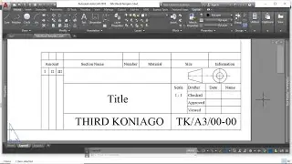 Quick Tips For Making Title Block Template In AutoCAD