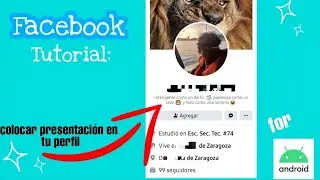 Facebook: Cómo poner el texto debajo de tu foto de perfil | Tutorial Android