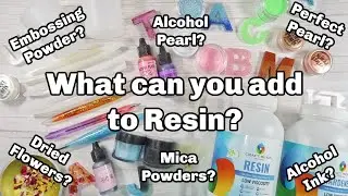 Experimenting with Resin Additives - DI-trY