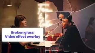 Broken Glass Video Effect Overlay After Effect Templates