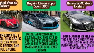 Which is the most expensive car you like? thirteen most expensive cars