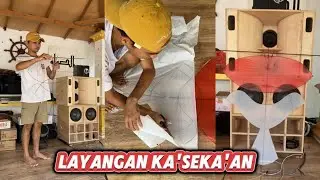 Menyampul layangan ka'seka'an mini