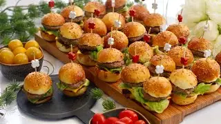 Recette Mini Burger 🍔 Ultra Moelleux pour Apéro et Goûter d'Anniversaire