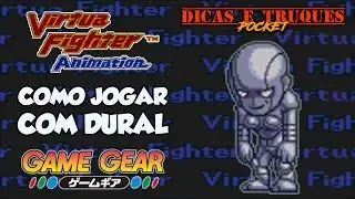 #RockySilva Como habilitar a personagem Dural - Virtua Fighter Animation (Game Gear)