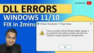 How To Fix DLL Problem in Windows | A DLL required for this install to complete could not be run