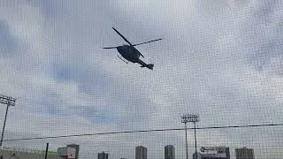 Canadian Armed Forces first pitch ball delivery