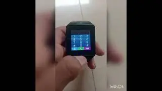 dz09 Smartwatch open WhatsApp # YouTube shots