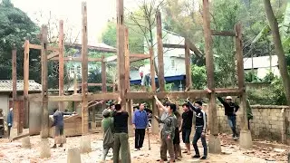 Watch us demolish a wood frame house step by in 26 minutes
