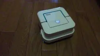 床拭きロボットブラーバジェットを念入りに拭いてくれるウェットモップモードで使ってみる