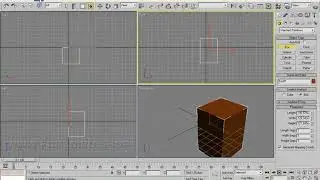 3dsmax Панель меню  File, Edit, Tools, Groop, Views, Create, Modifiers, Character, Reactor, Ani. 48