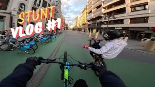 Un día conmigo haciendo stunt | Bike Vlog #1