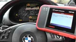 BMW EML Light On Fault Codes Found Launch CRP123
