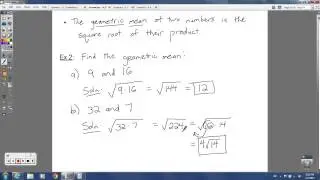 Geometry - 8.2 - Problem Solving in Geometry with Proportions