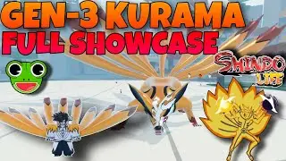 *GEN-3 KURAMA SHOWCASE* Gen-3 Kurama Showcase in Shindo Life |