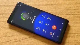 Sony XperiaXZ3 Closeup Xphone incomingcall &Bootanimation