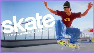 Checking Out The Real Life Spots On The skate. Map...