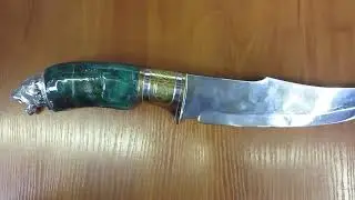 Ну..Очень оригинальные ножи из Узбекистана! Охотничий Узбекский Нож! Универсальный нож из Шахрихана!