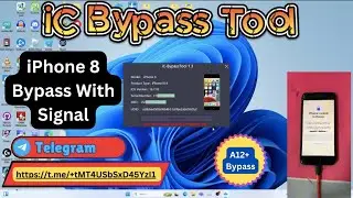 iPhone 8 iCloud Activation Lock Bypass With Signal | Anna Solution Zone | iC Bypass Tool