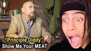 Student Shows Principal His MEAT for a Scholarship