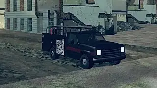 GTA San Andreas - Black modified Utility Van with Off-road wheels
