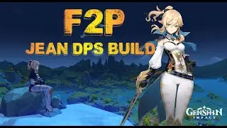 Genshin Impact Mobile - F2P High DPS Build For Jean The Grand Master! + Gameplay For Testing.
