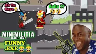 Mini Militia Funny Exe 😂😂|| You Can't Stop Laughing 🤣🤣