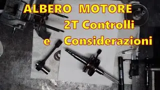 Albero motore 2 tempi centraggio e apertura