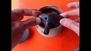 オカリナを作ろう竹串１本で！（２）ブラックオカリナに変換