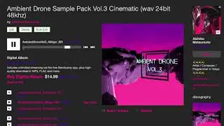Ambient Drone Sample Pack Vol​.​3 Cinematic (wav 24bit 48khz)
