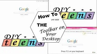 Un-hide the toolbar - Windows 7