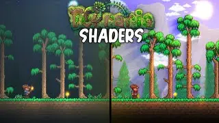 O SHADERS MOD do TERRARIA é MARAVILHOSO!