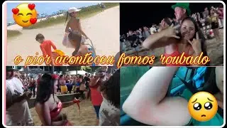 ACABARAM COM NOSSA VIAGEM😢UTIMO DIA DE PRAIA FOMOS PARA O BLOQUINHO ELES AMARAM.. FOMOS ROUBADO