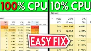 How to Fix 100% CPU Usage | Fix High CPU Usage while GAMING in 2024!
