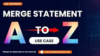 SQL Merge Statement Tutorial A-Z | How to use Merge in SQL step by step guide 