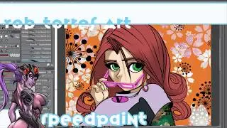 Rob Torres Art - Manga Studio / Clip Studio Speedpaint Cute Geeky Girl