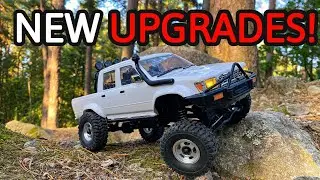 TESTING THE NEW WPL UPGRADES! Metal wheels and Oil-filled shocks!