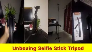 Unboxing Selfie Stick Tripod