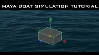 Maya Tutorial for Beginners - Create Floating Object in an Ocean