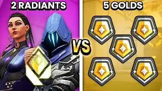 2 Radiants vs 5 GOLDS... ft. Jollztv