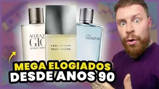 6 PERFUMES dos ANOS 90 que ATÉ HOJE são REIS DOS ELOGIOS | Perfumes Masculinos