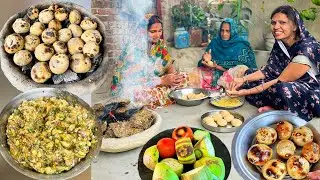 गाँव में लिट्टी चोखा कैसे बनता है | Village Style Litti Chokha | Litti Chokha Recipe |KabitasKitchen