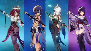 Personajes de Lanza Animaciones Similares😄✨ Genshin Impact