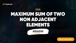 Amazon Freshers Coding Interview | Preplaced