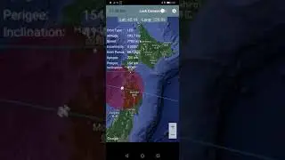 日本上空を通過するCZ-5B R/B